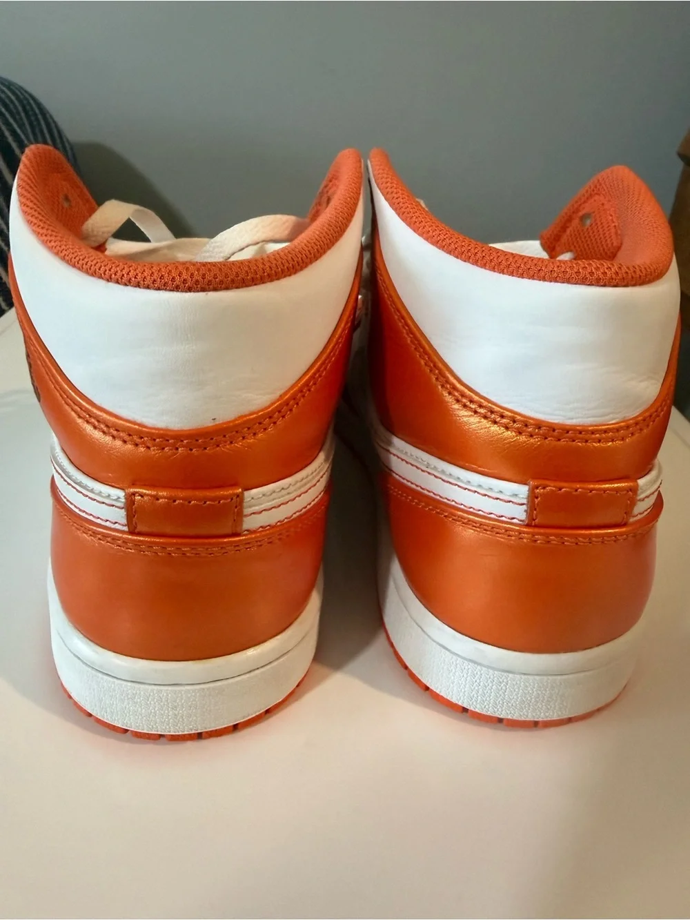 The Air Jordan 1 Mid Metallic Orange
